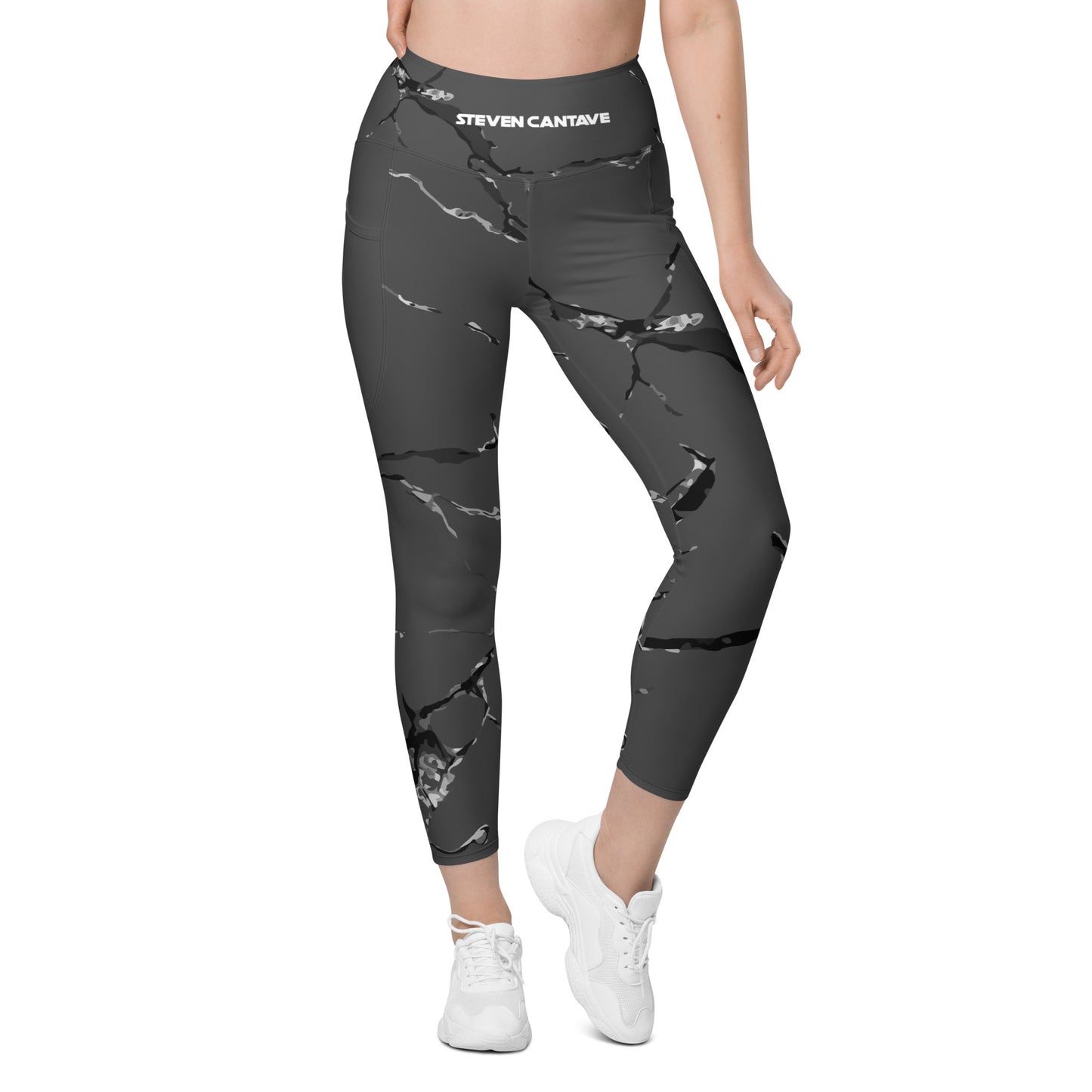 Leggings With Pockets In Grey
