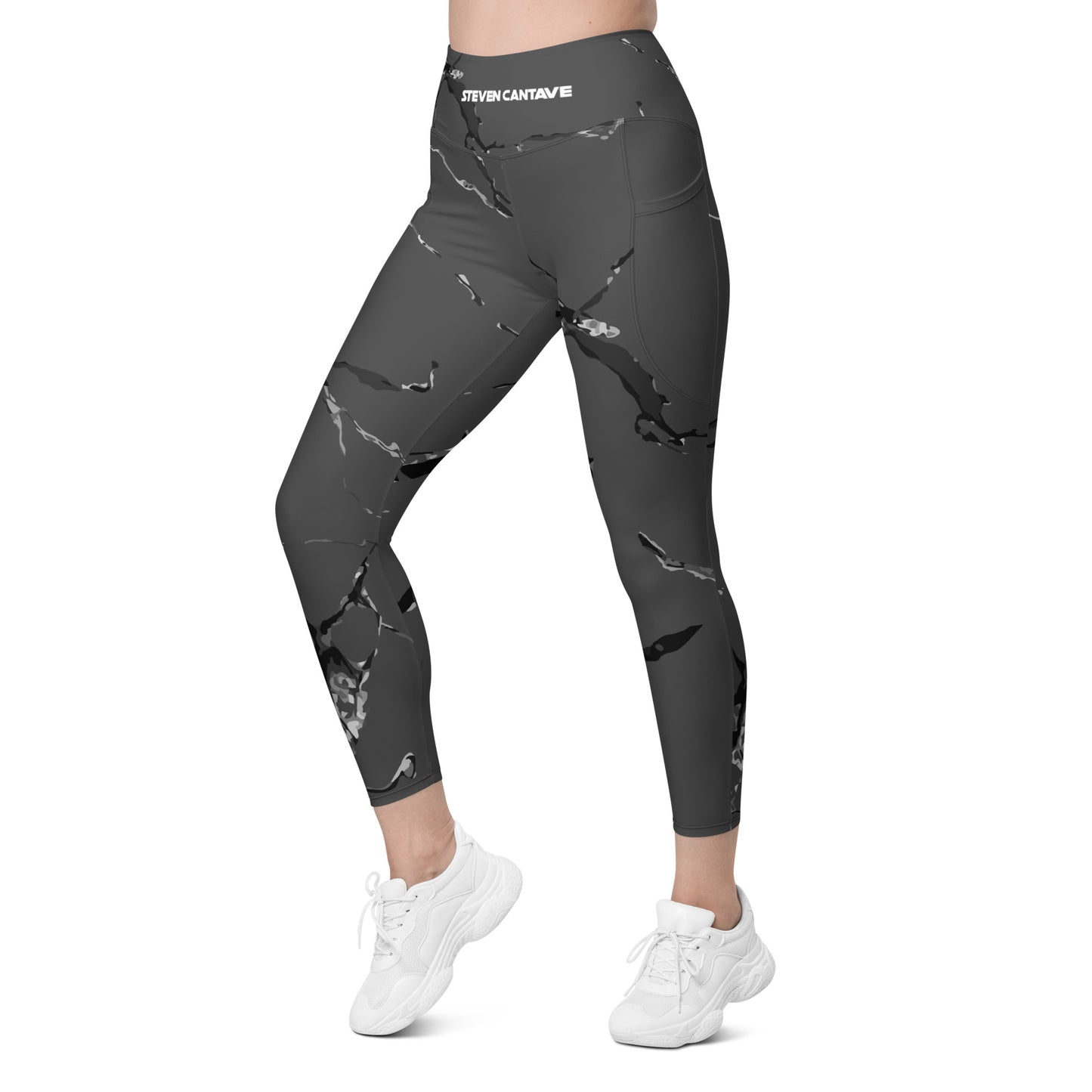 Leggings With Pockets In Grey