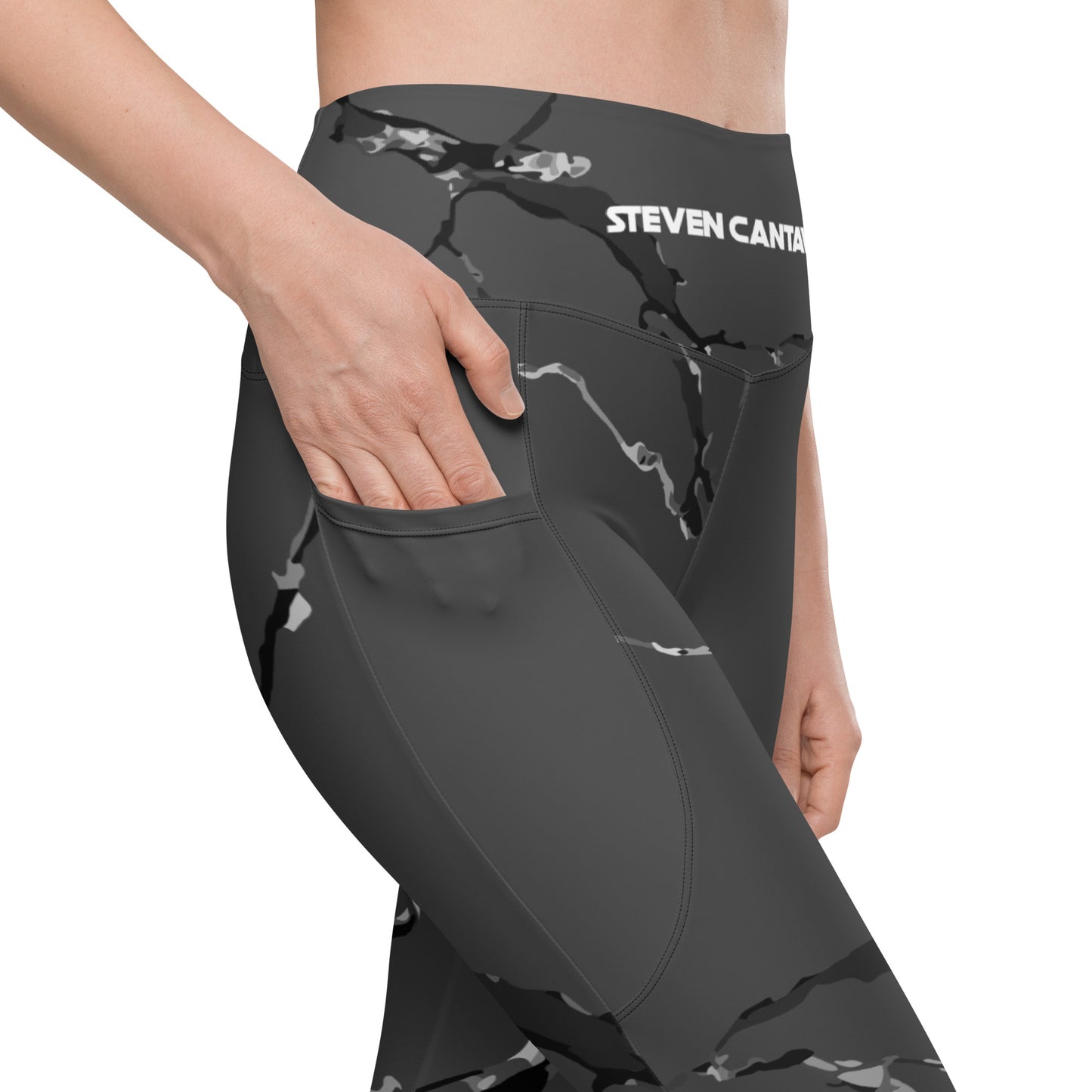 Leggings With Pockets In Grey