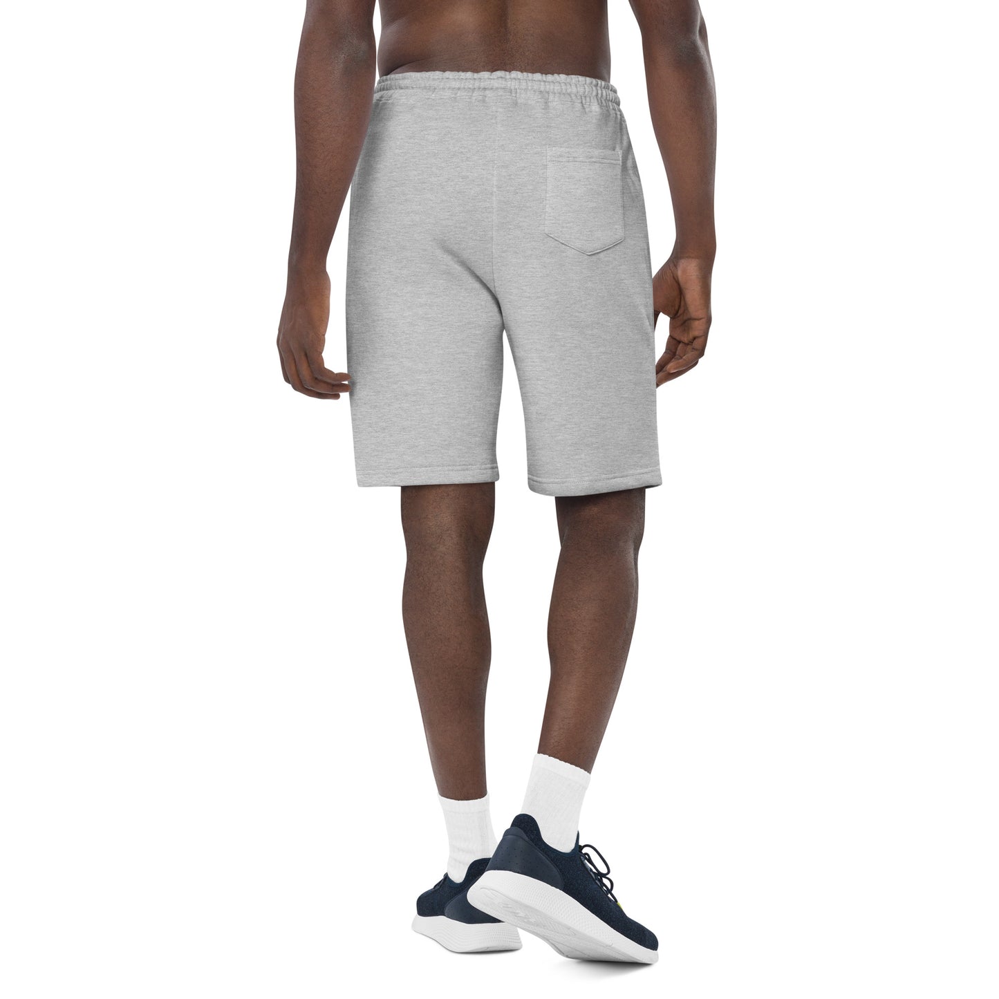 Fleece Shorts In Grey Heather