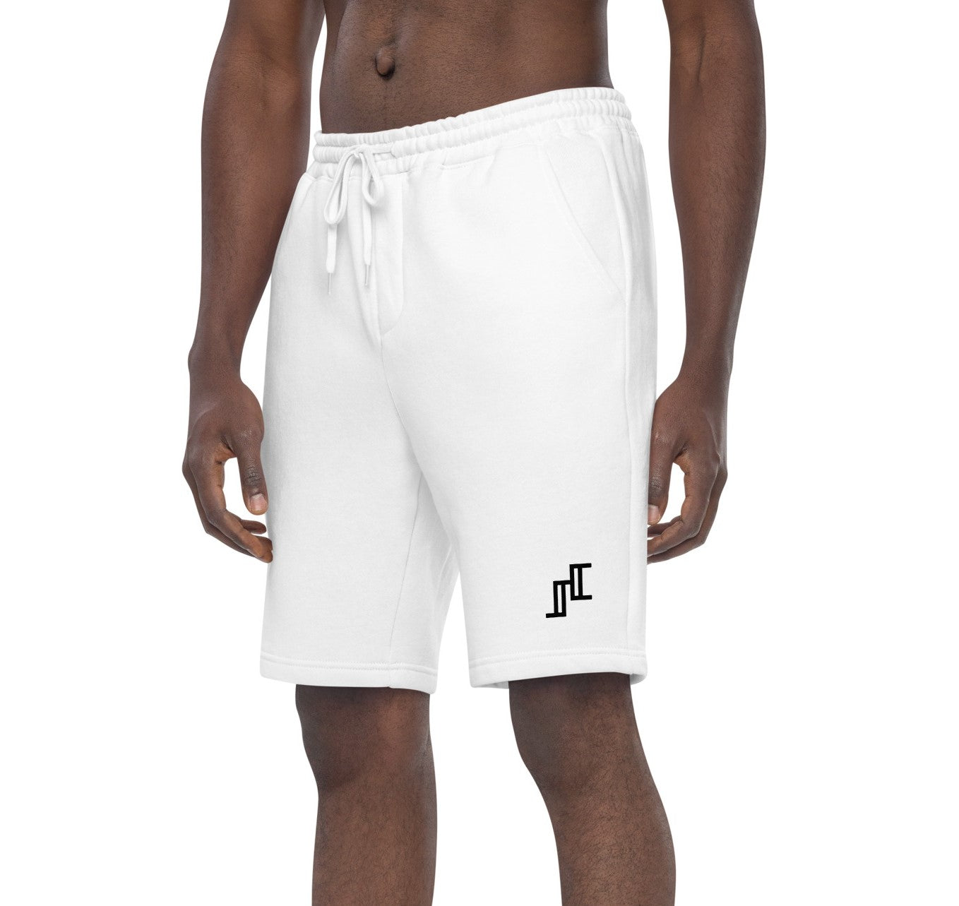 Fleece Shorts In White