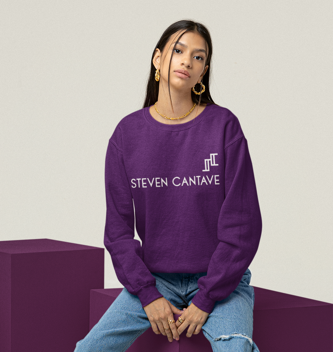 Purple Crewneck