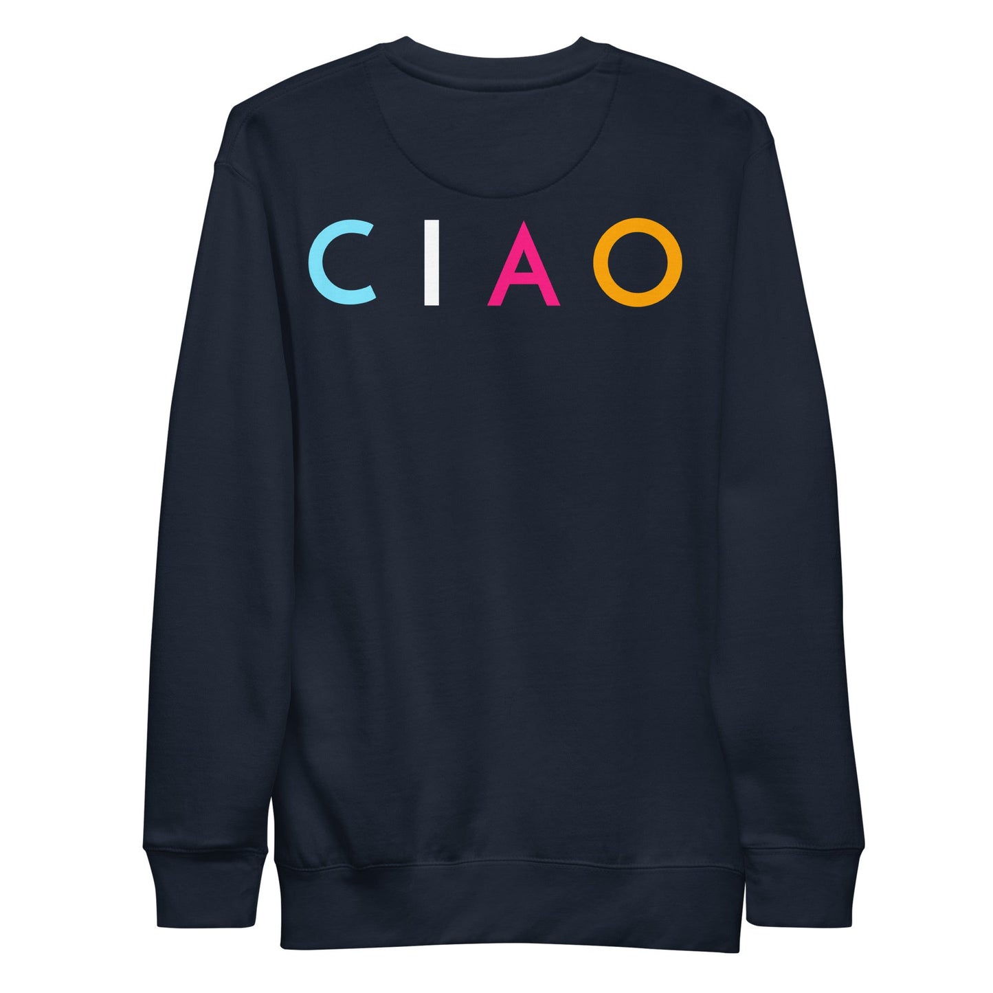 Navy Sweatshirt With Multicolor CIAO