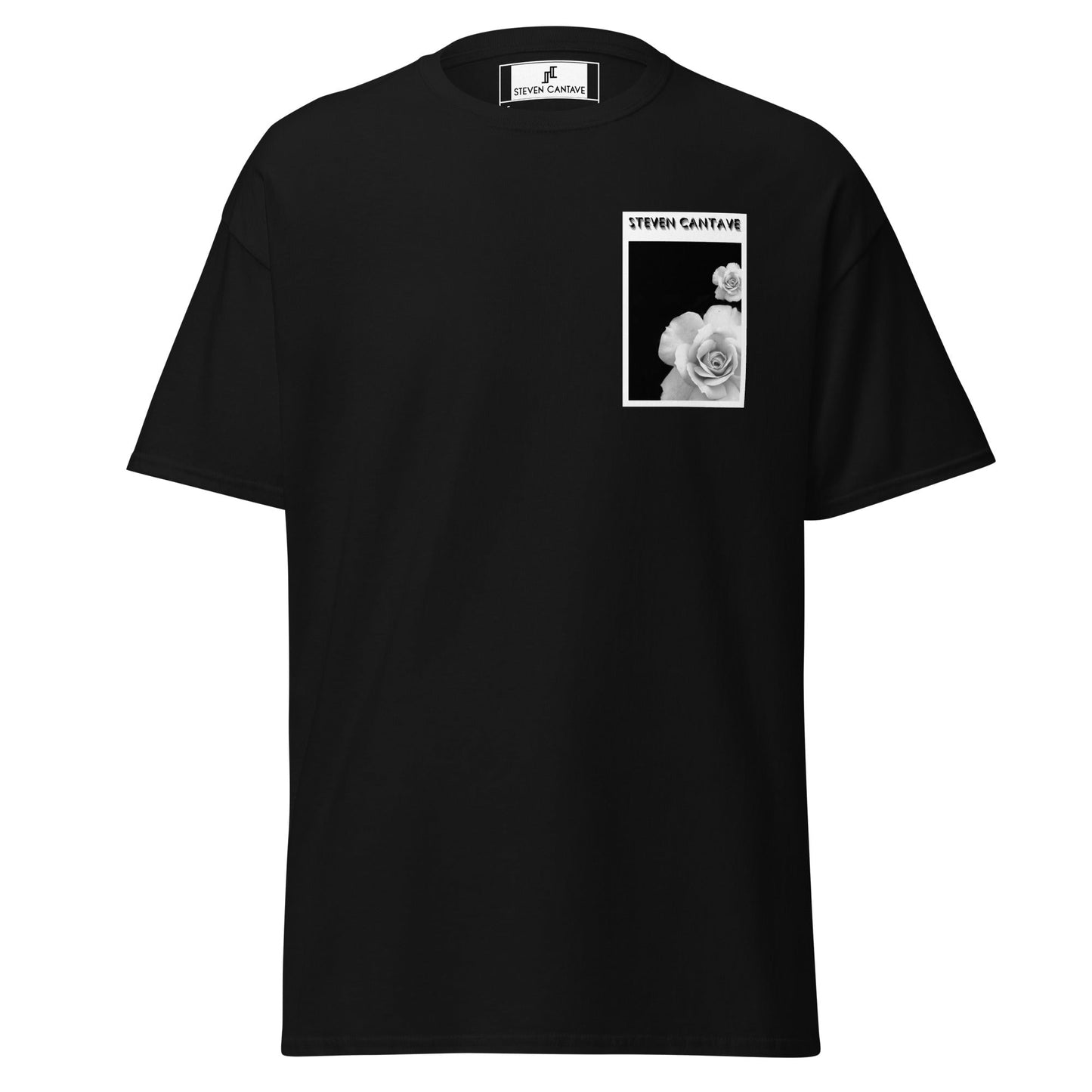 T-Shirt With White Rose