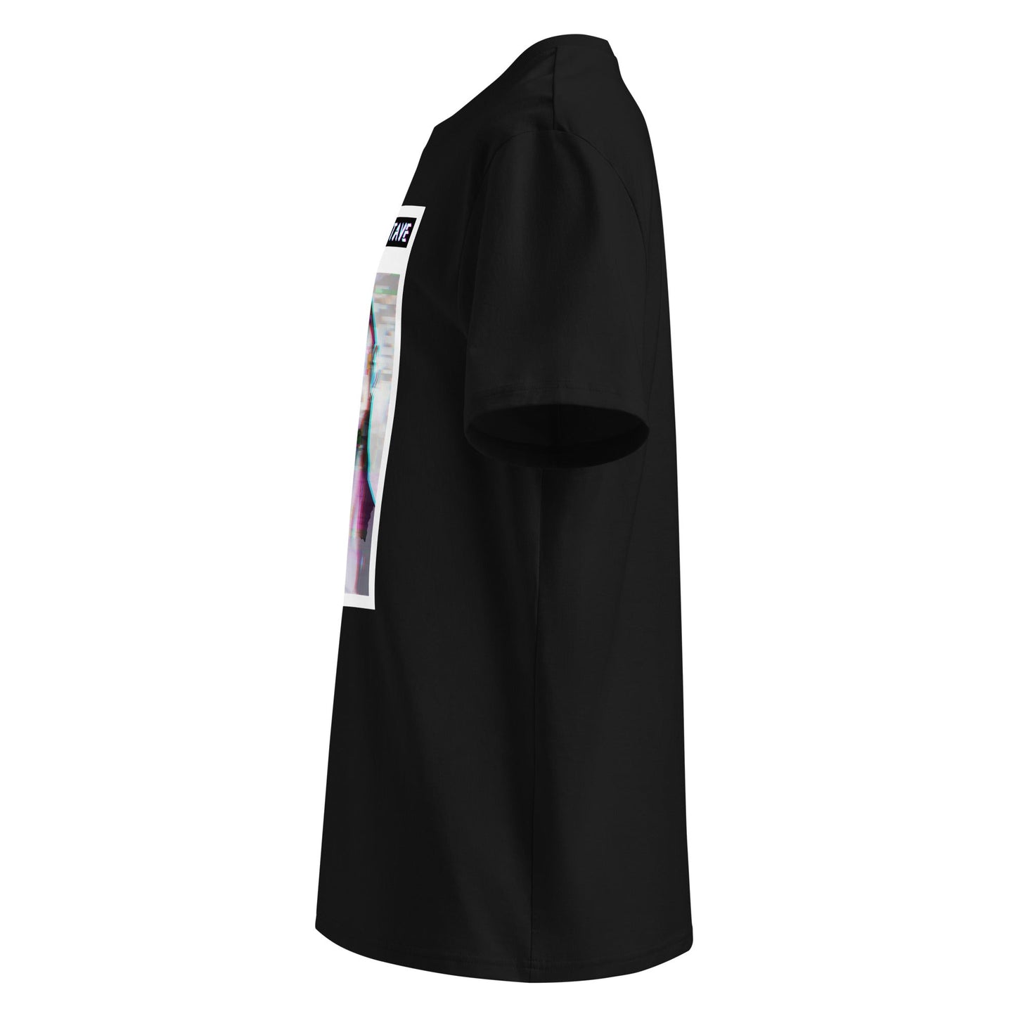 Black T-Shirt With Woman's Face