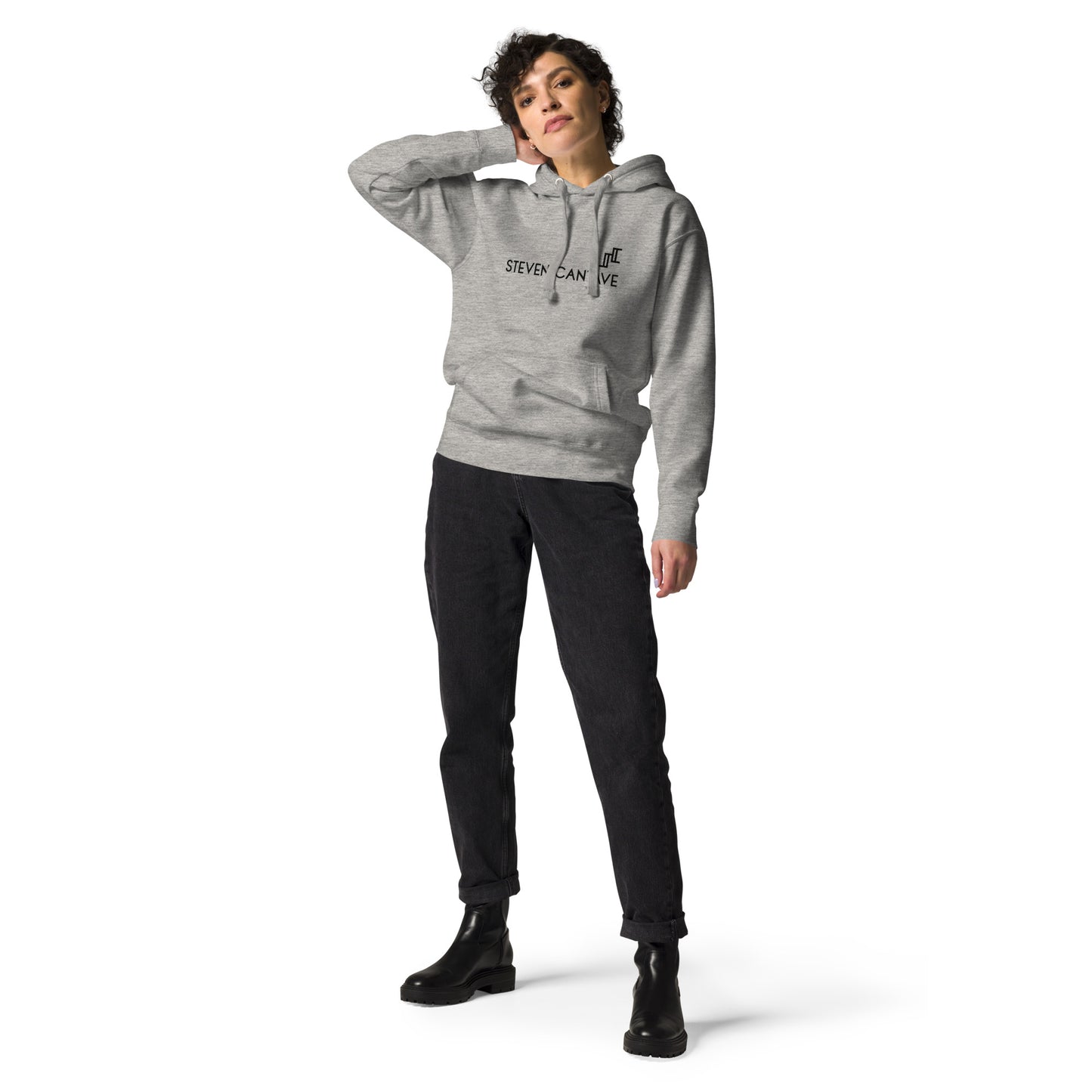 Heavyweight Hoodie In Grey Heather