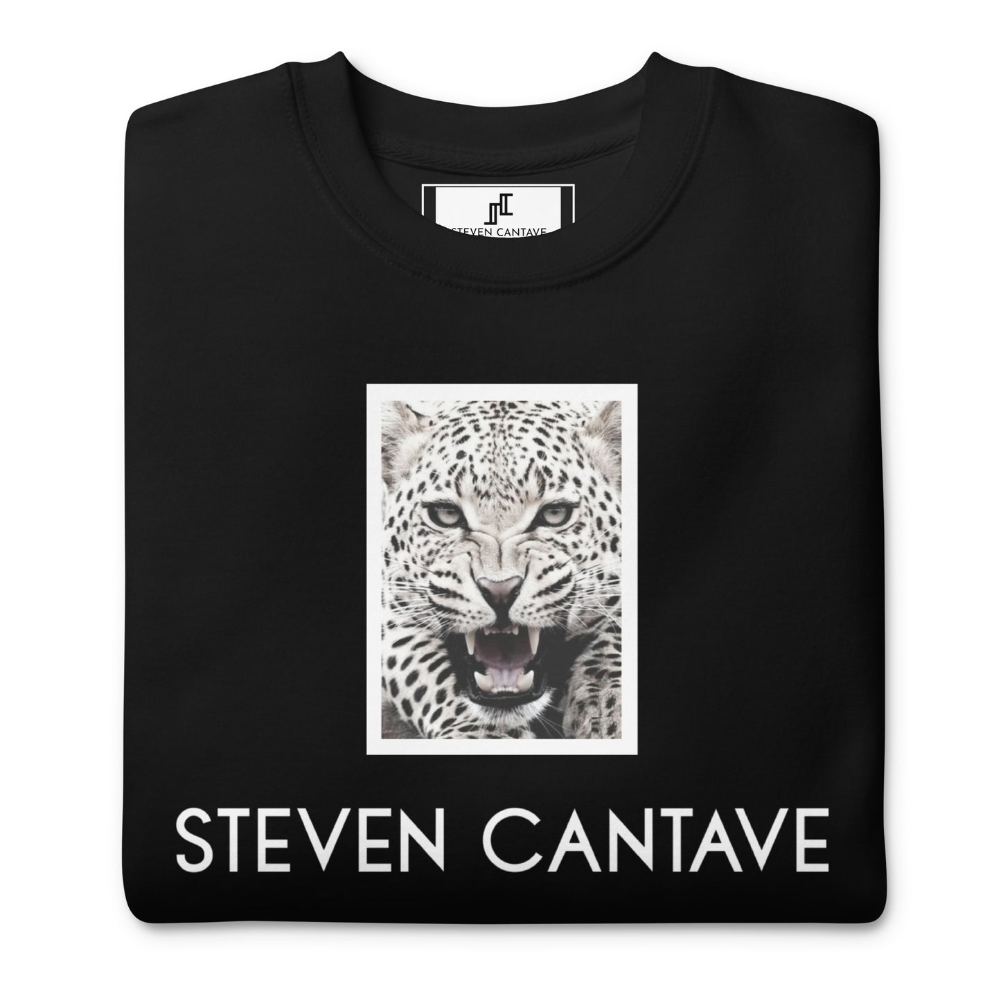 Black Sweatshirt With Jaguar