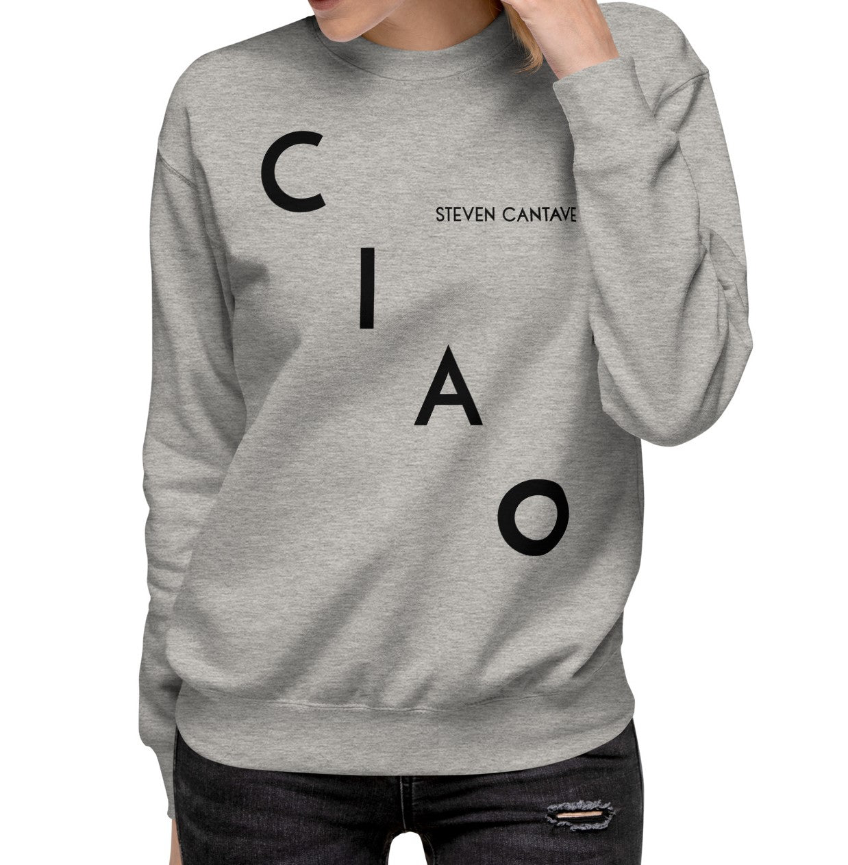 Heavy Crewneck Sweatshirt In Sport Grey