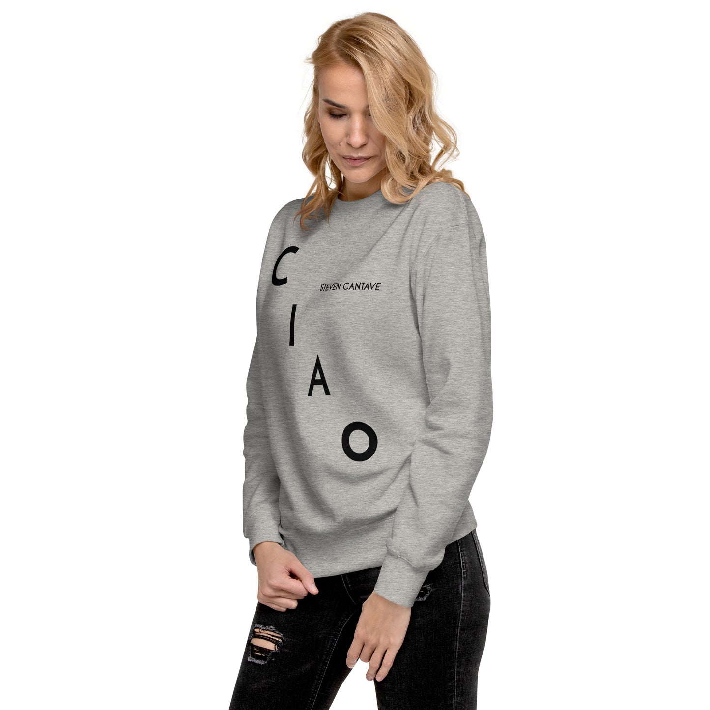 Heavy Crewneck Sweatshirt In Sport Grey