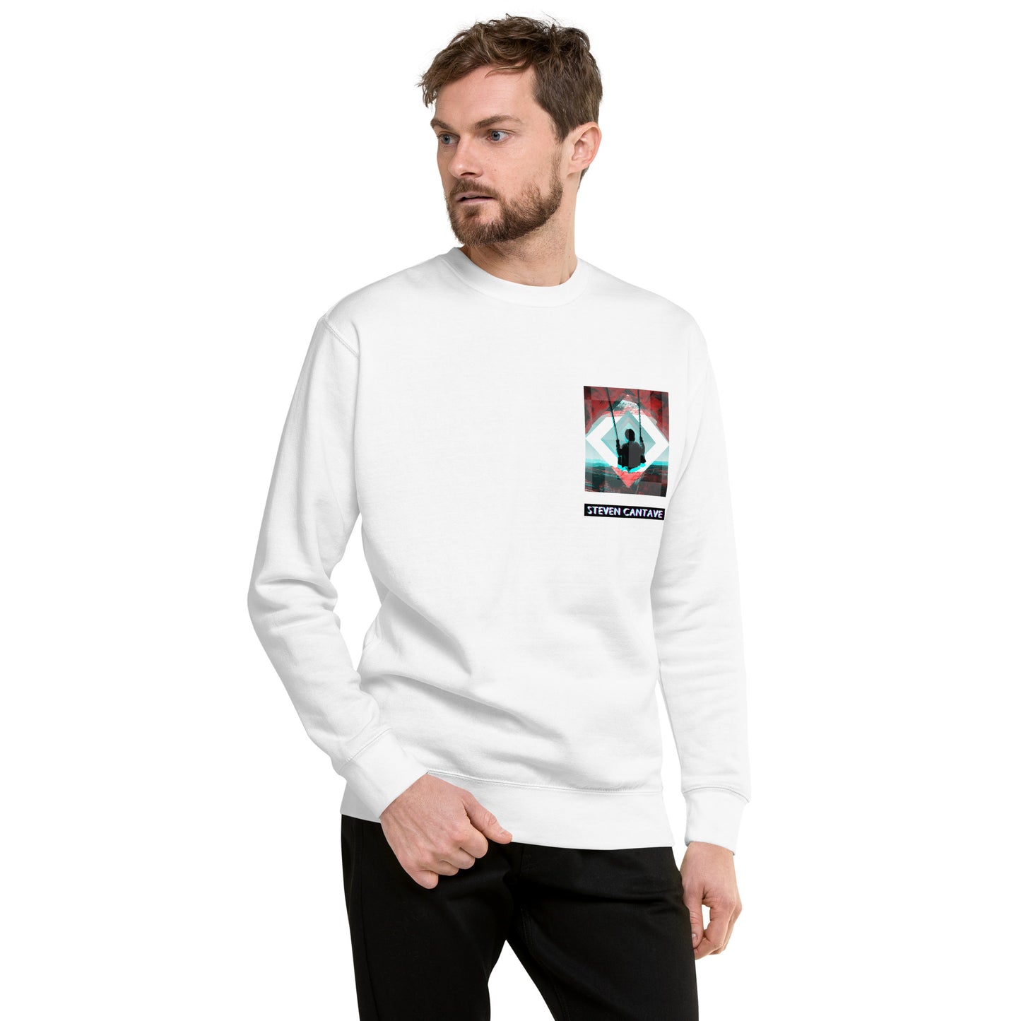 Sweatshirt With Swinging Kid