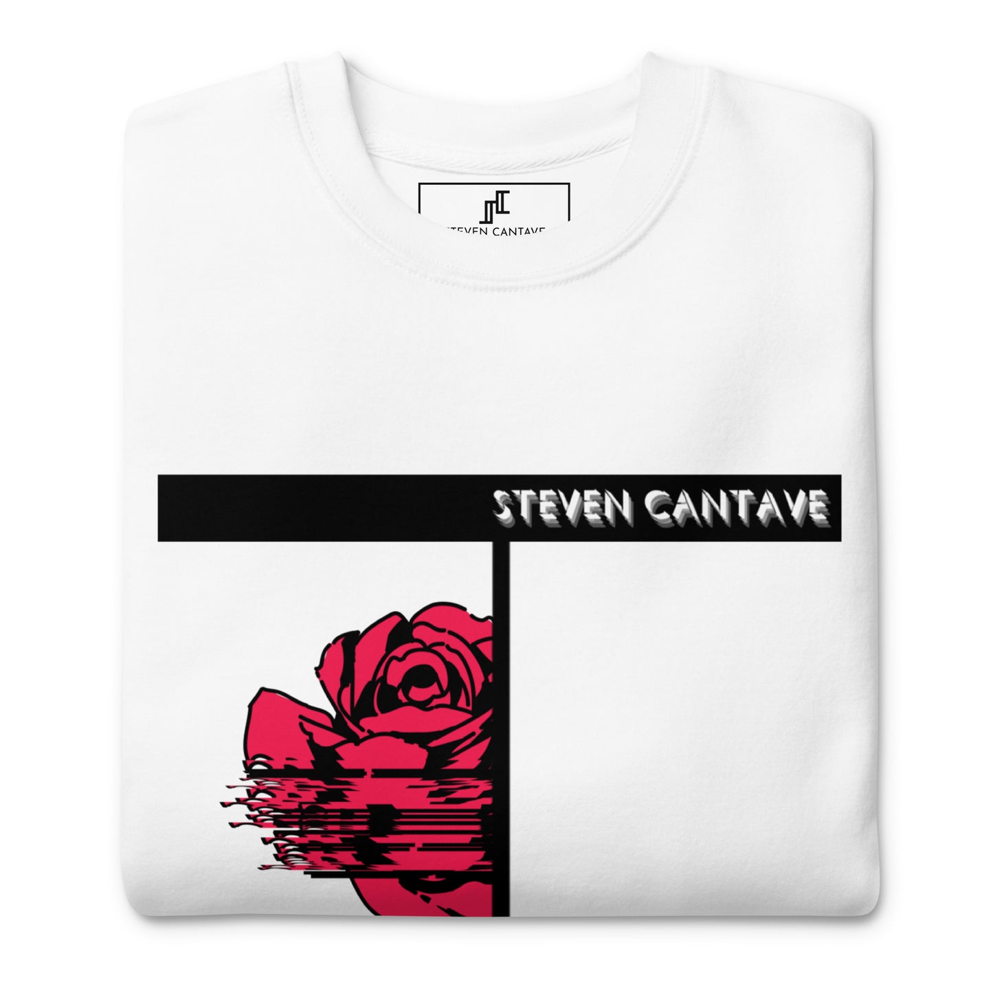 Sweatshirt With Half Rose