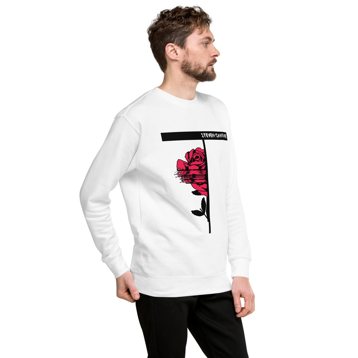Sweatshirt With Half Rose