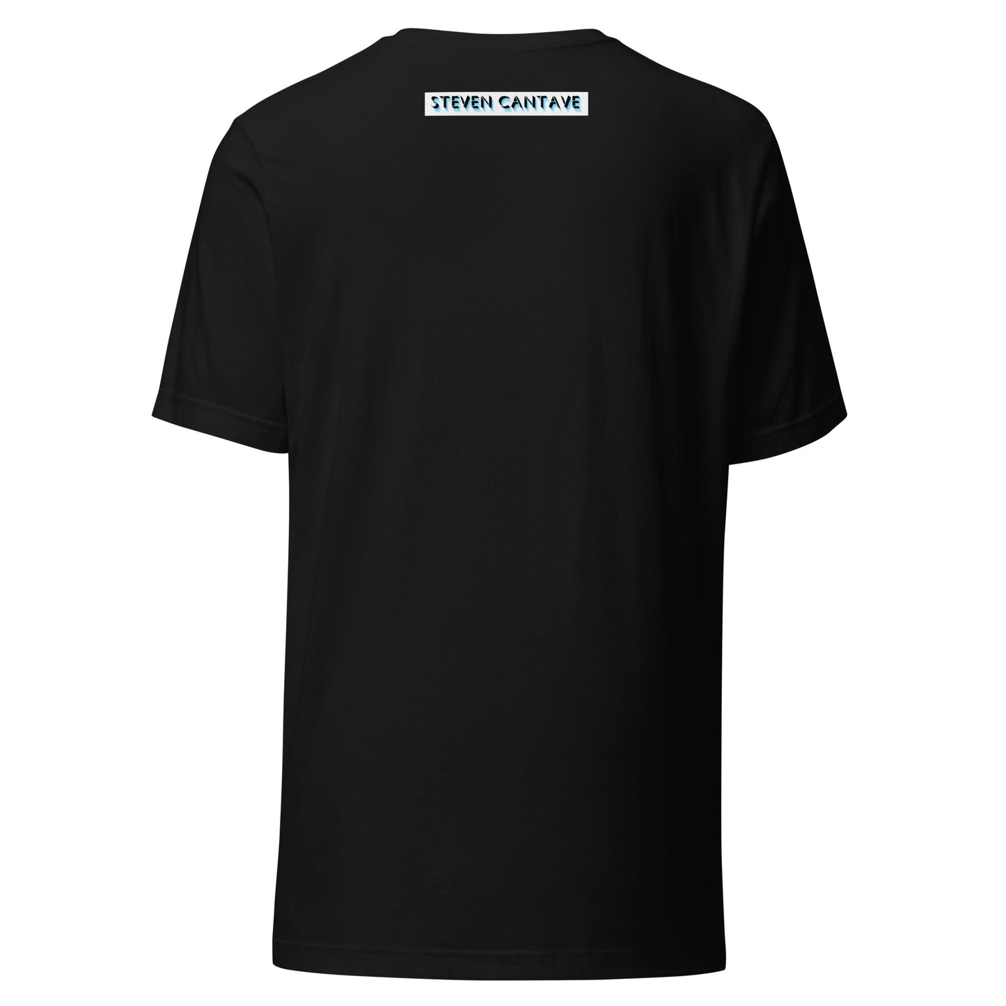T-Shirt With Denim Graphic