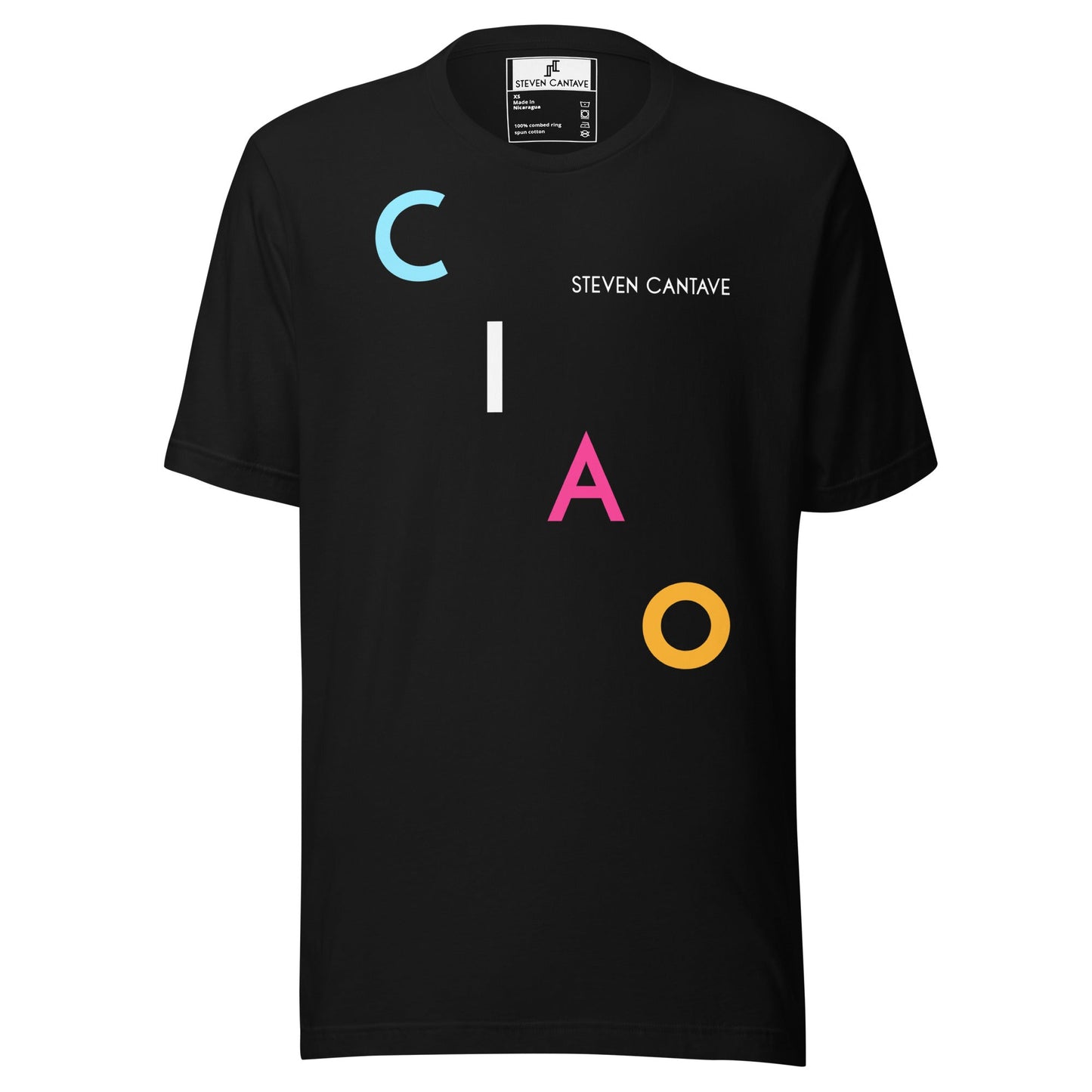 T-Shirt With CIAO In Diagonal
