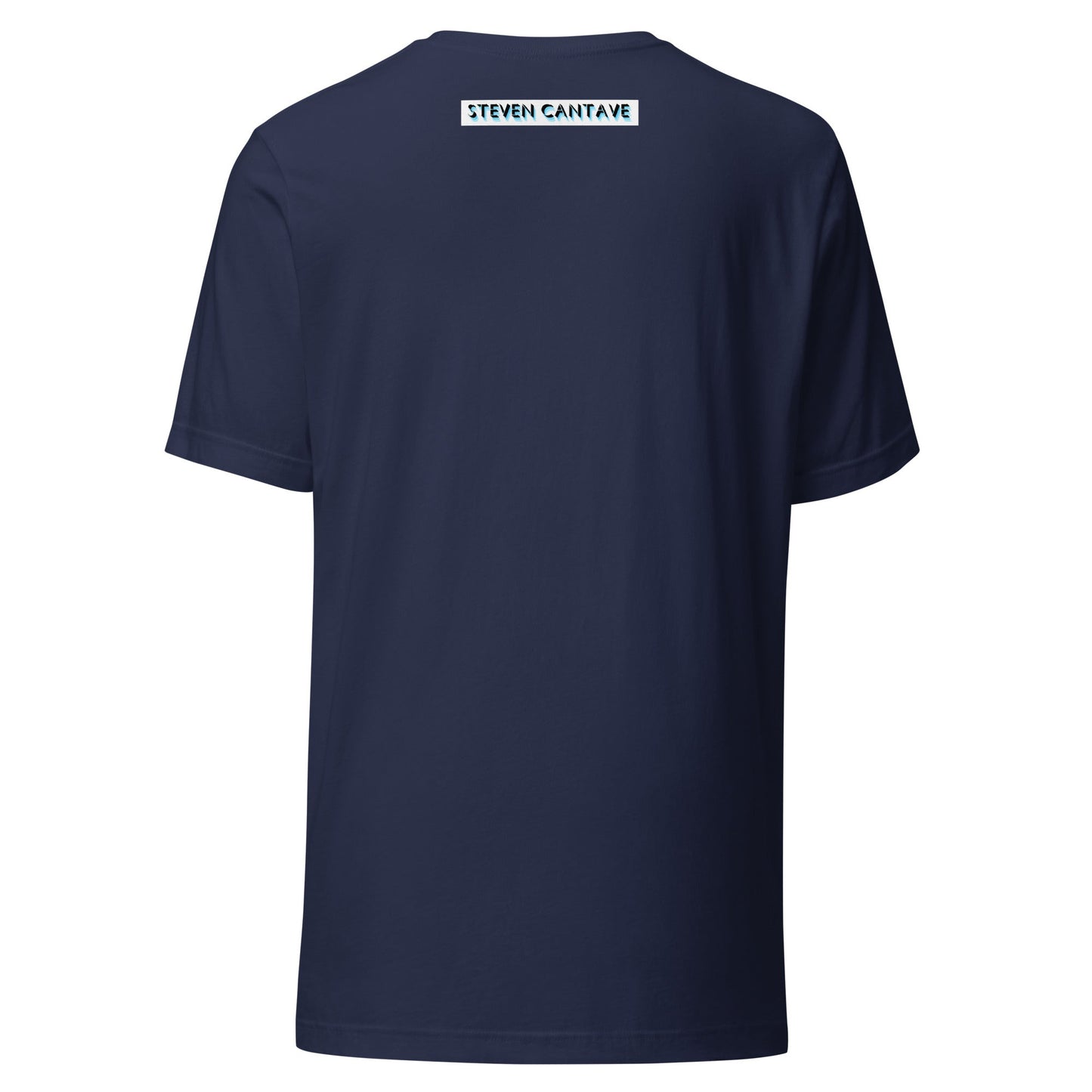 T-Shirt With Denim Graphic