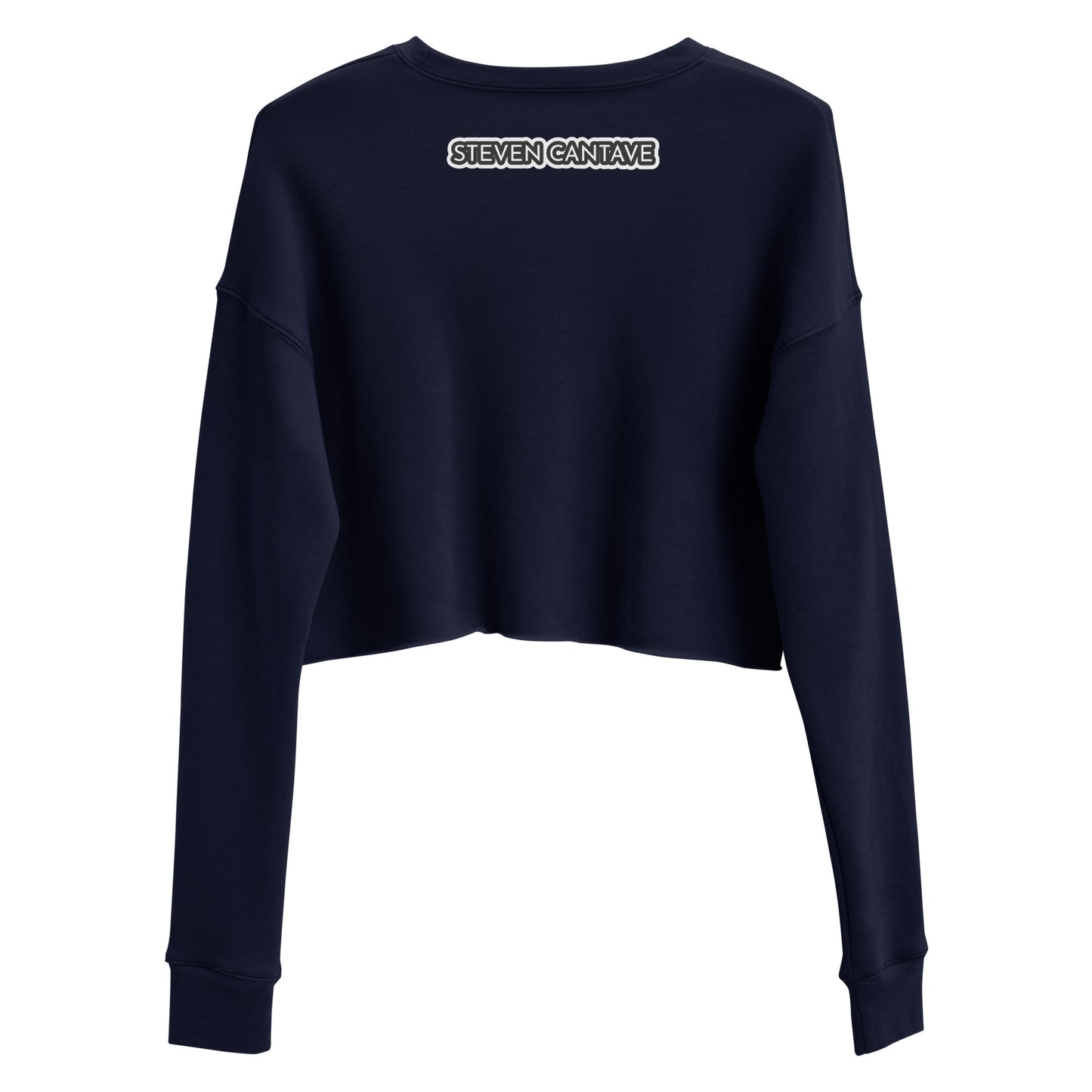 Navy Crop Sweatshirt