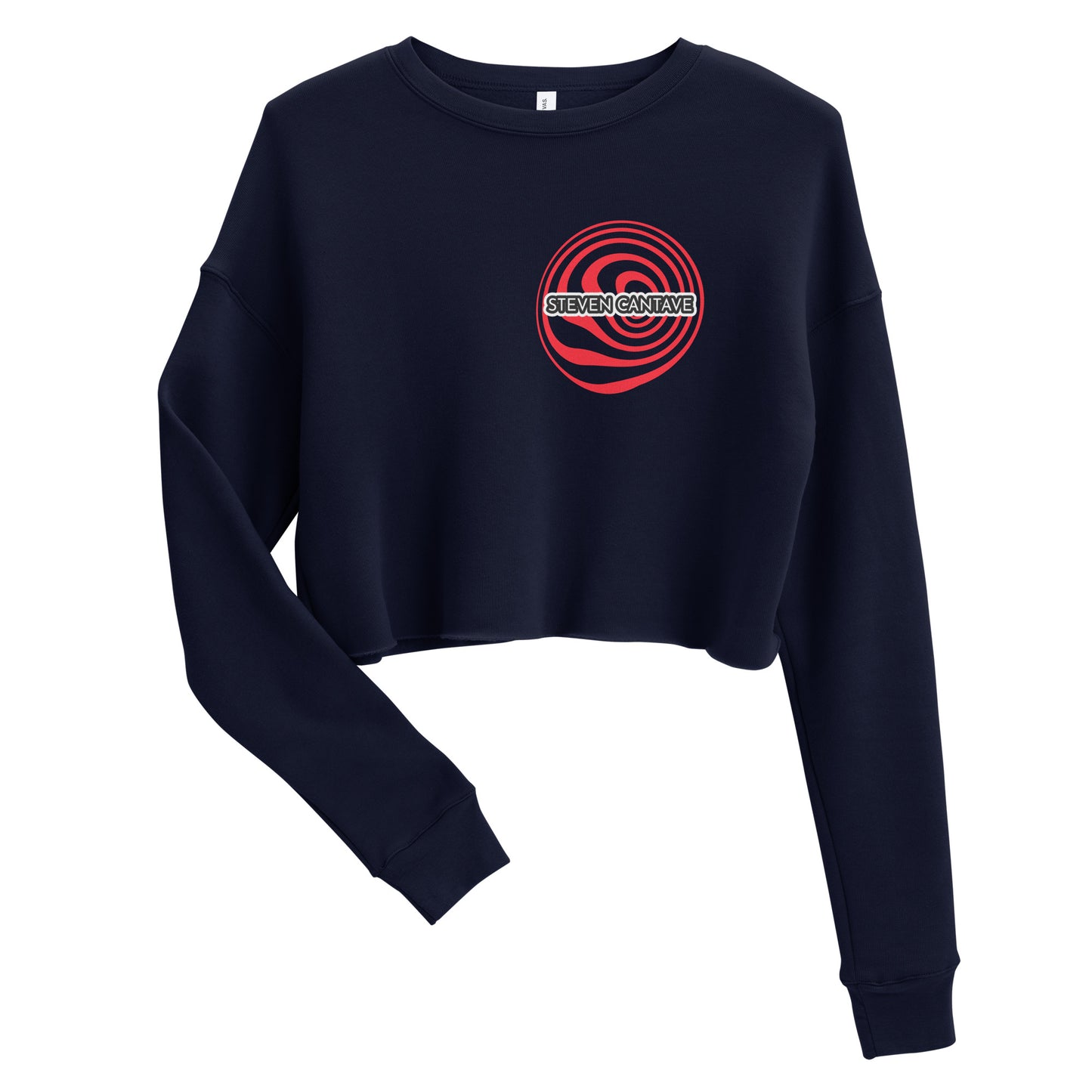 Navy Crop Sweatshirt