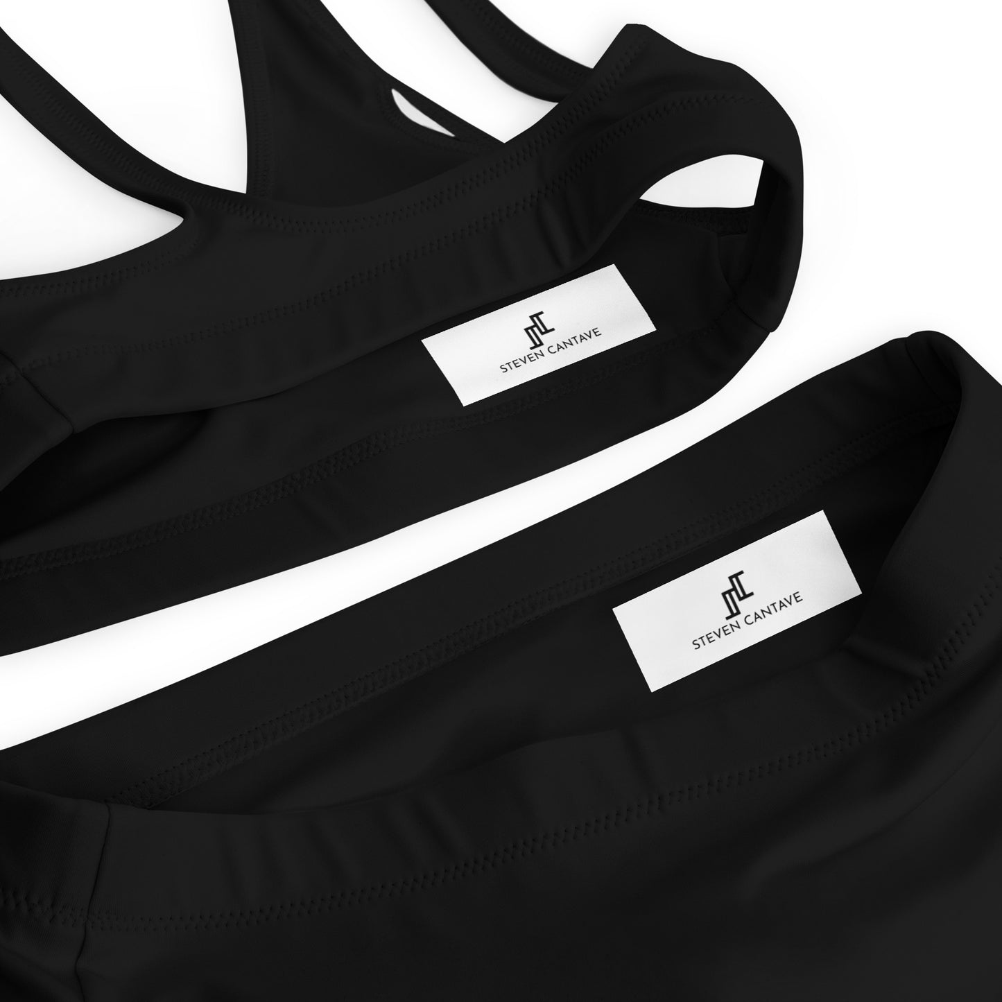 Bold Black high-waisted bikini