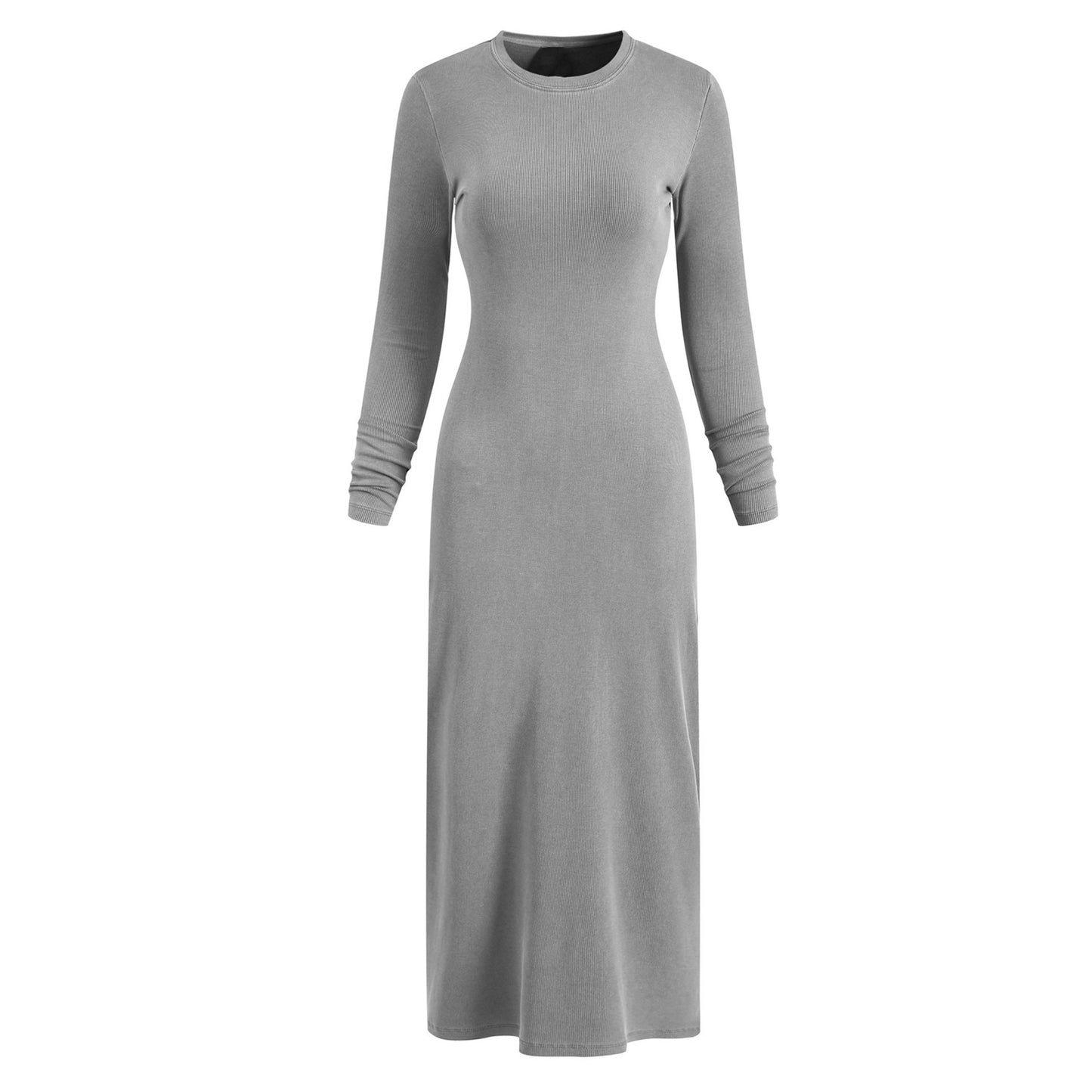 Dyed Washed Slit Maxi Dress