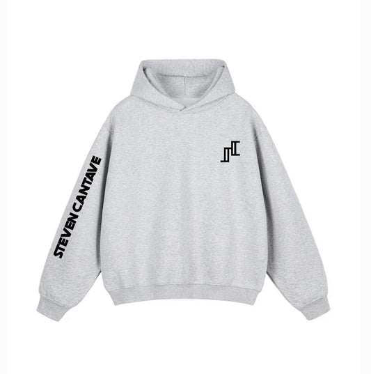 Fleece Hoodie In Grey