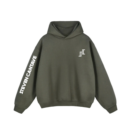 Fleece Hoodie In Dark Grey