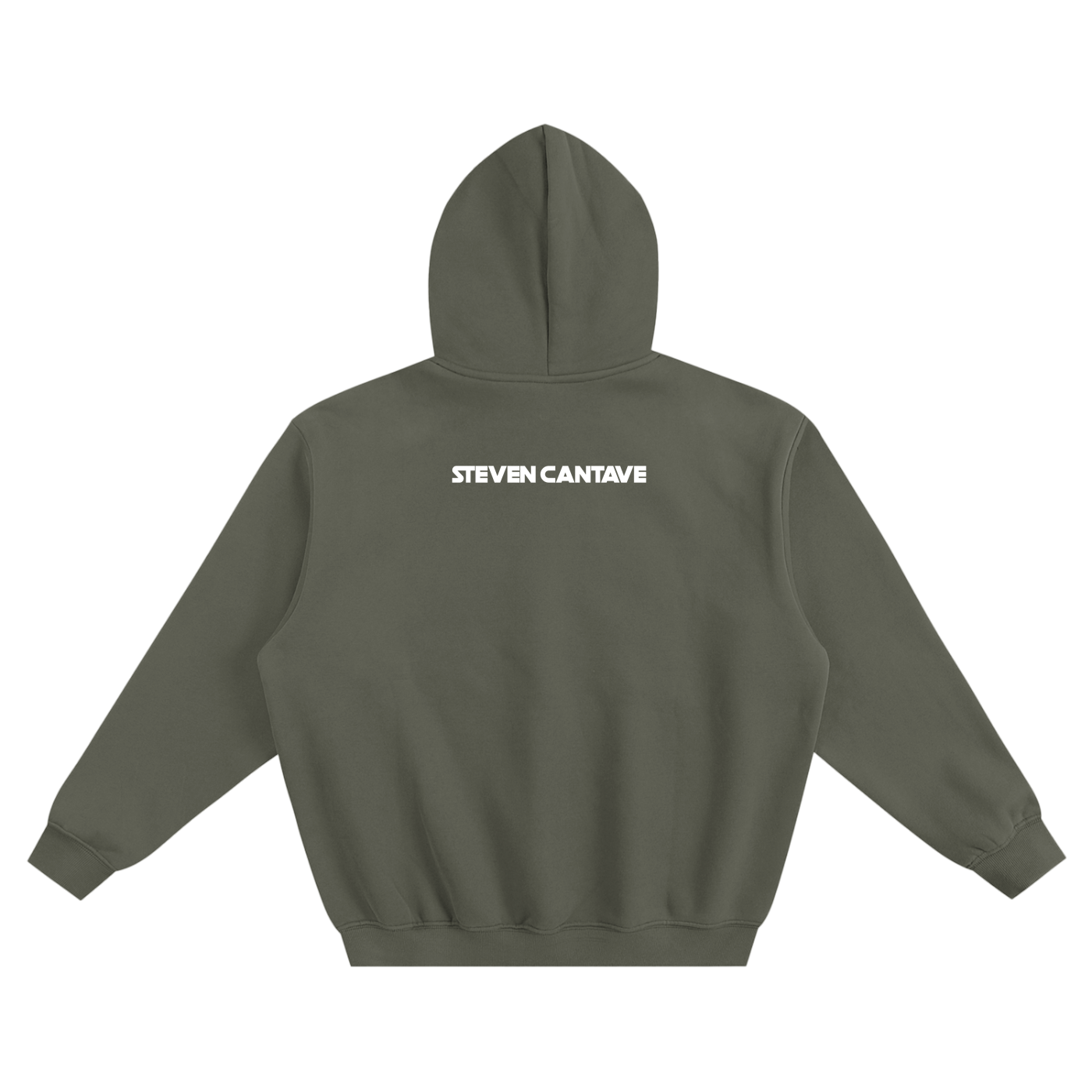 Fleece Hoodie In Dark Grey