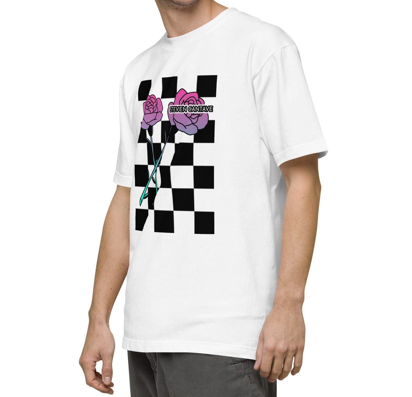 Heavyweight T-Shirt With Checker