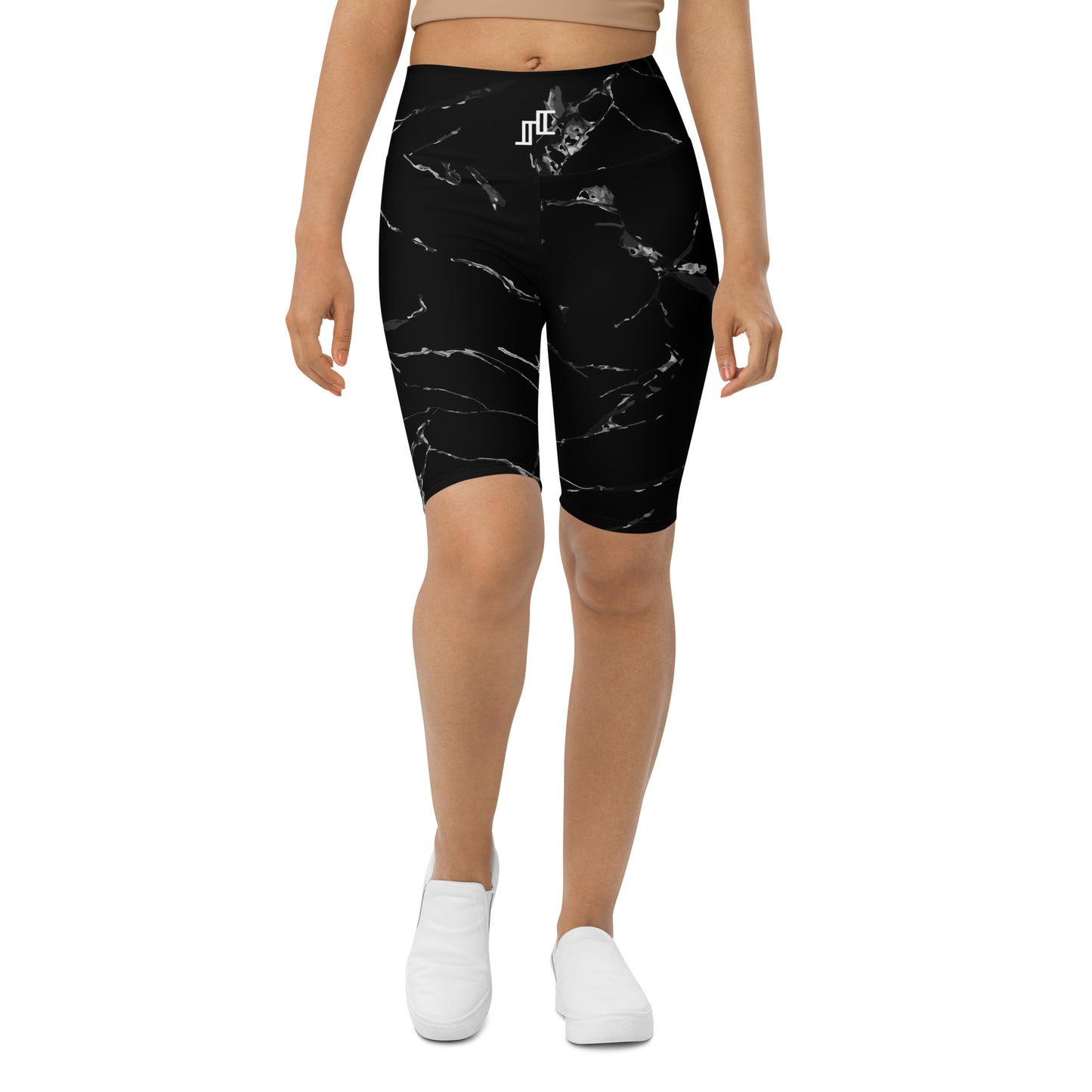 Biker Shorts In Black