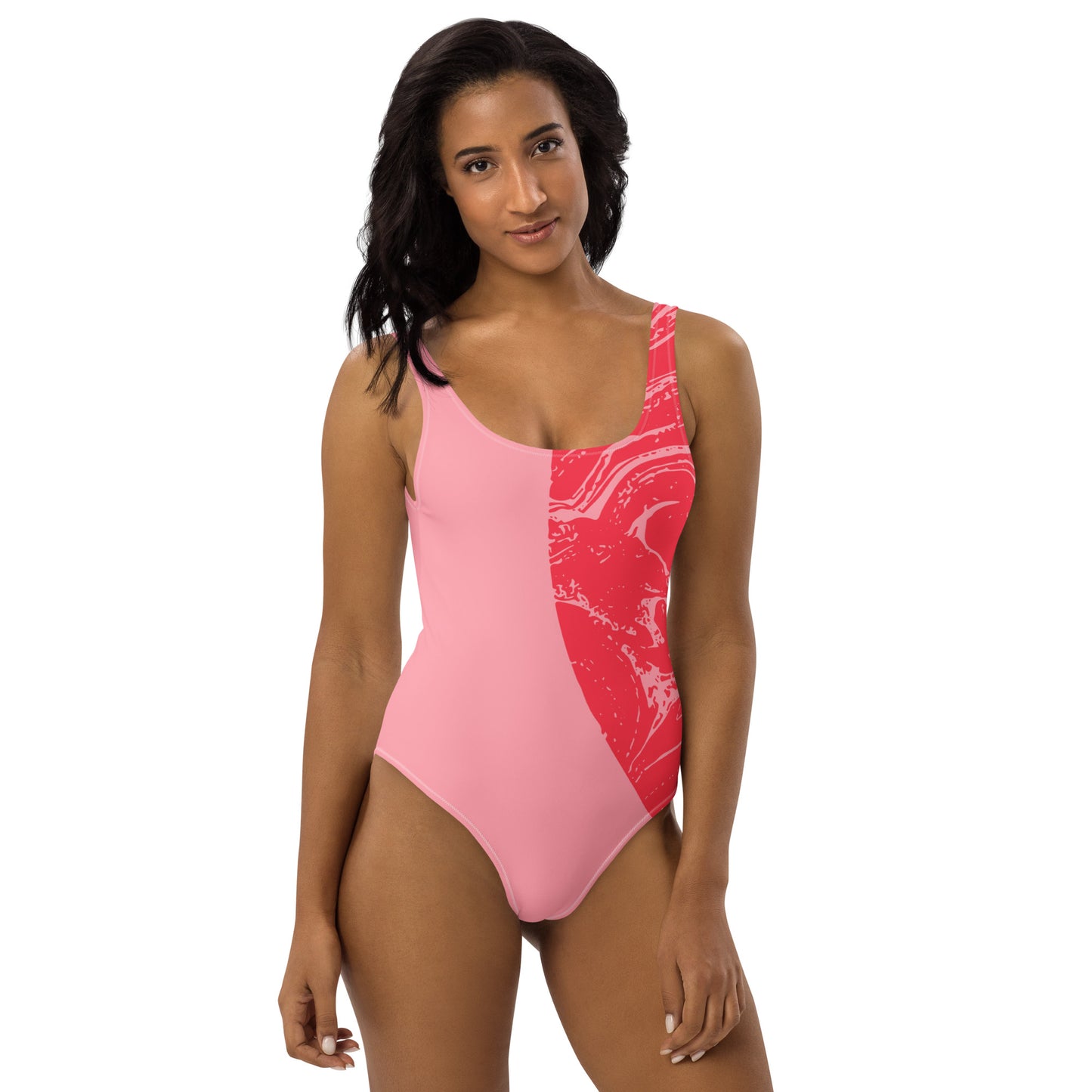 Pink One-Piece Swimsuit