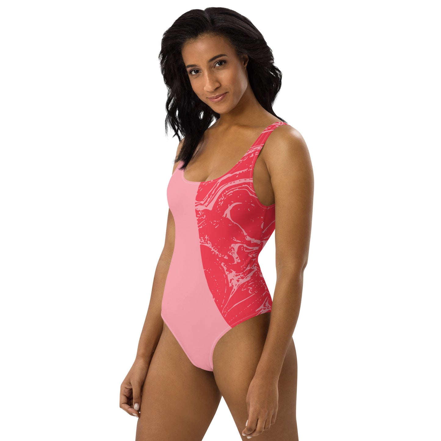 Pink One-Piece Swimsuit