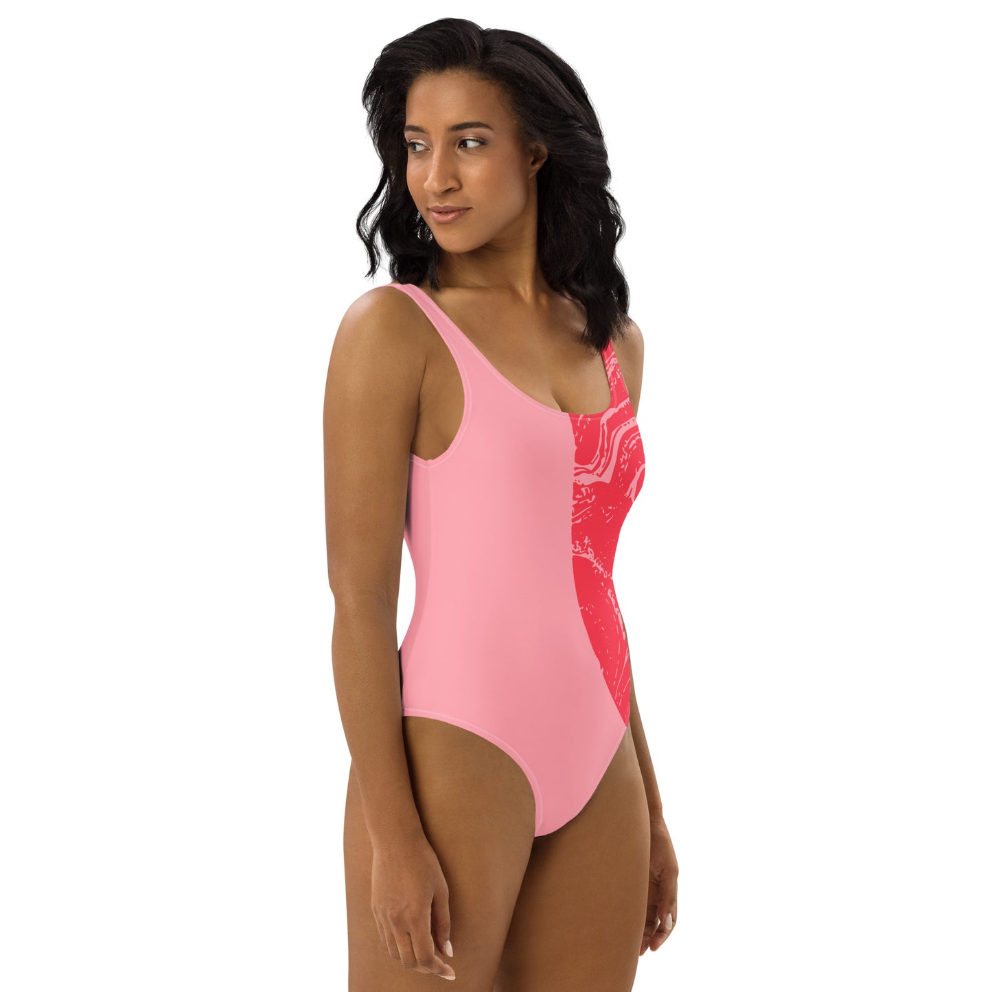 Pink One-Piece Swimsuit