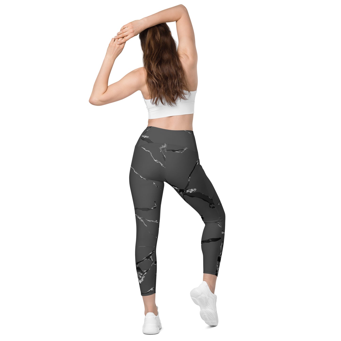 Leggings With Pockets In Grey