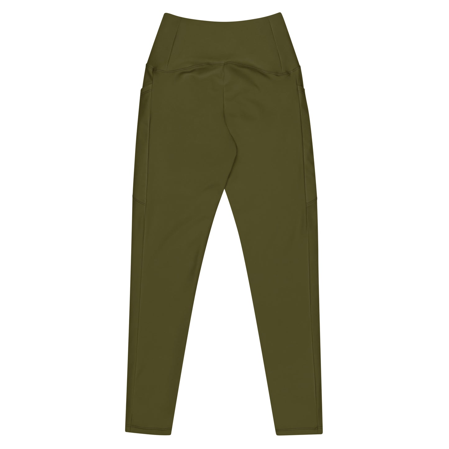 Army Green Leggings With Pockets