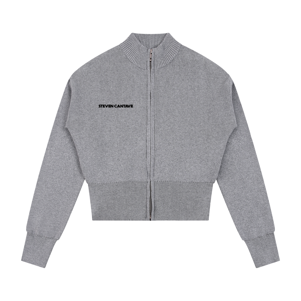Women’s Mock Neck Zip Up Cardigan