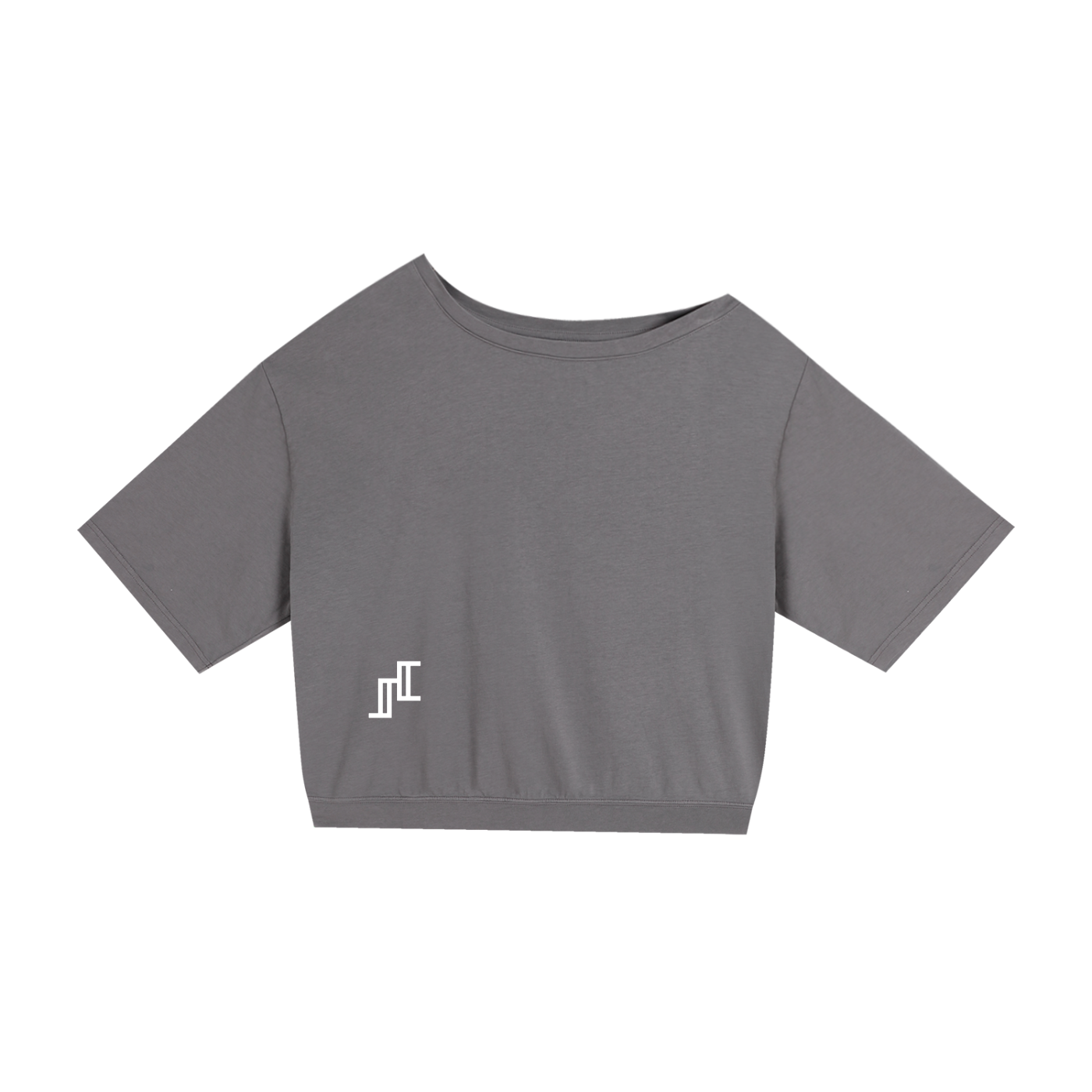 Asymmetric Shoulder Oversized Cotton T-Shirt