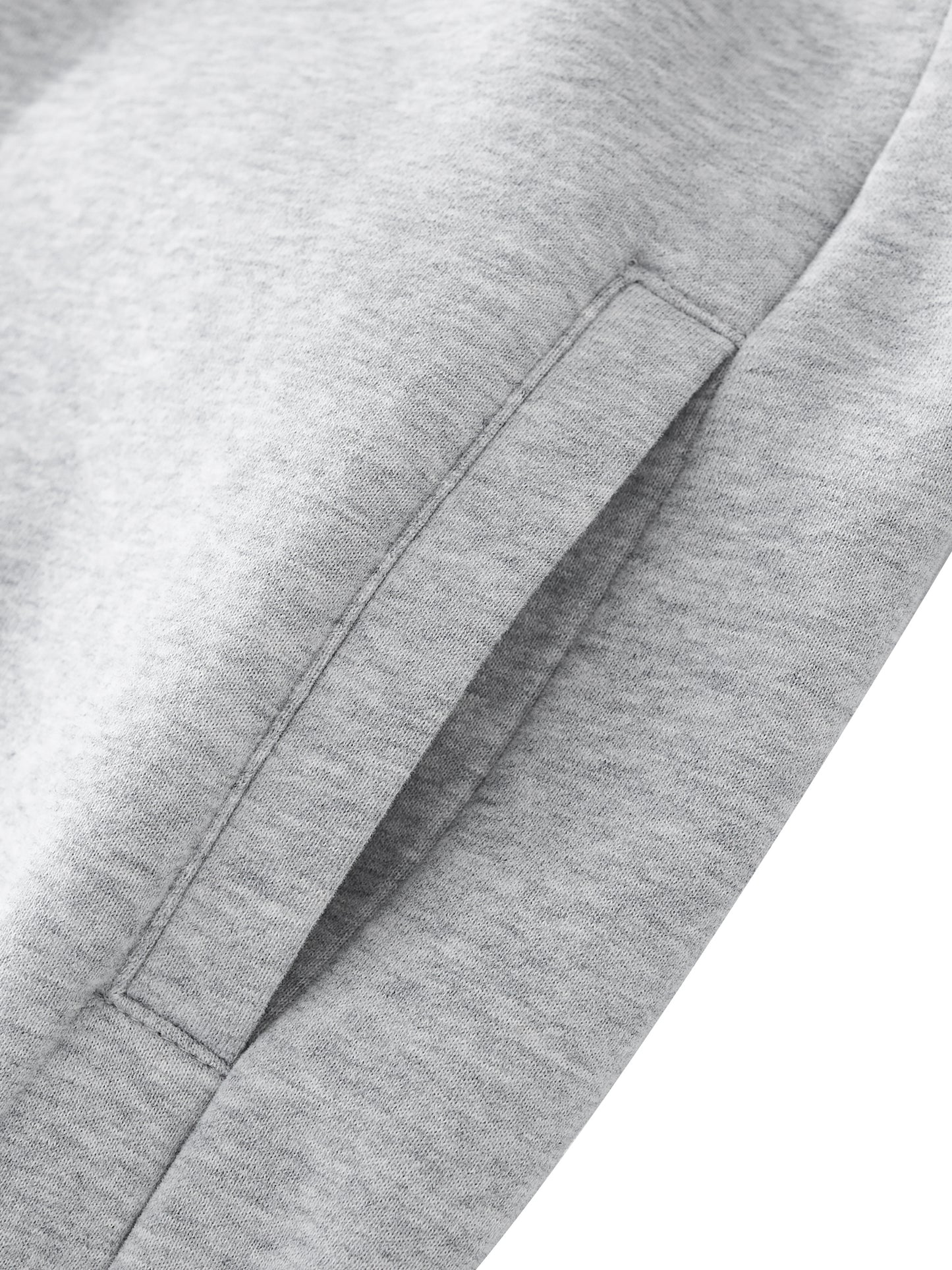 Fleece Bomber Jacket In Grey