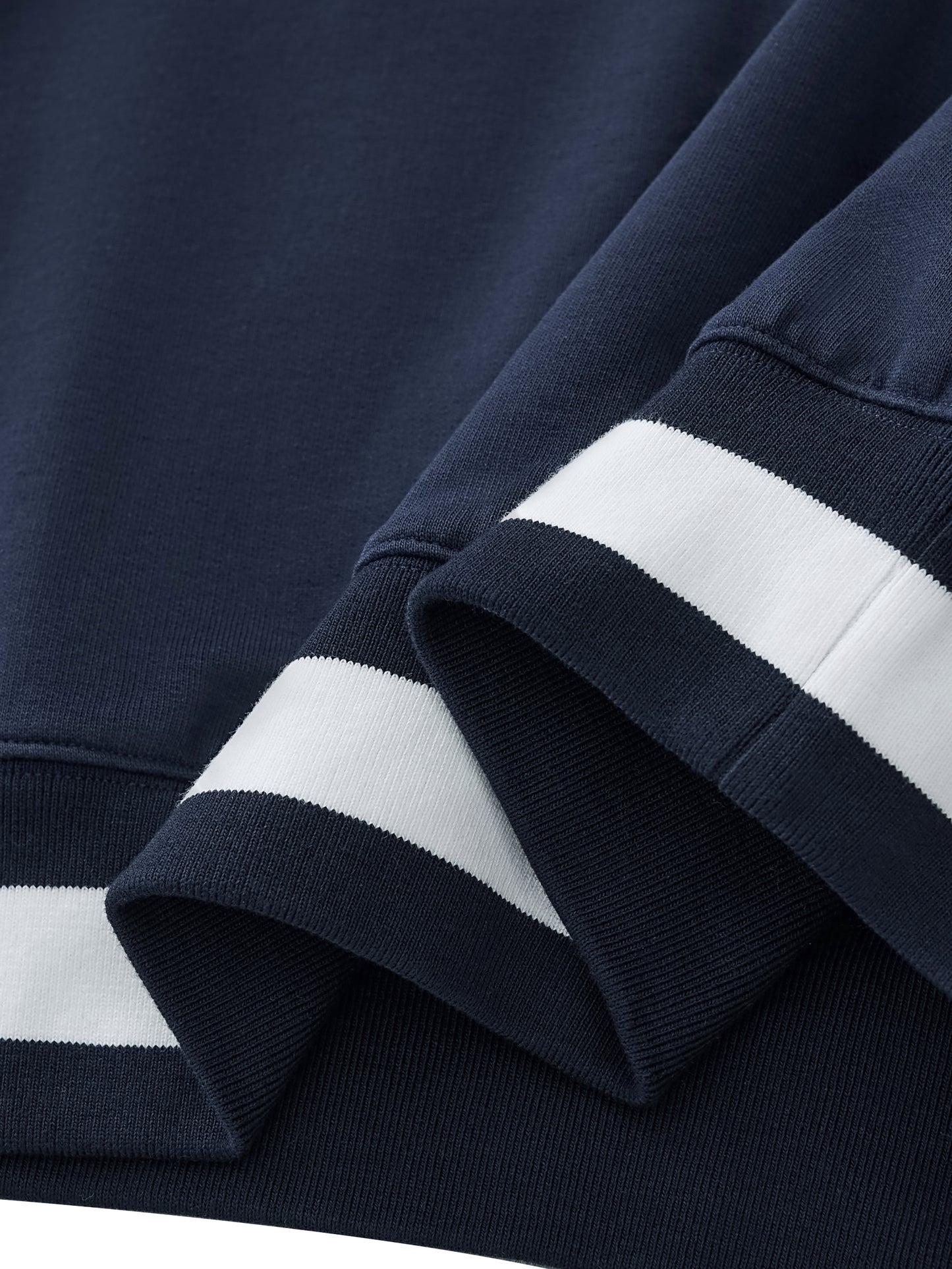 V-Neck Contrast Collar Sweater