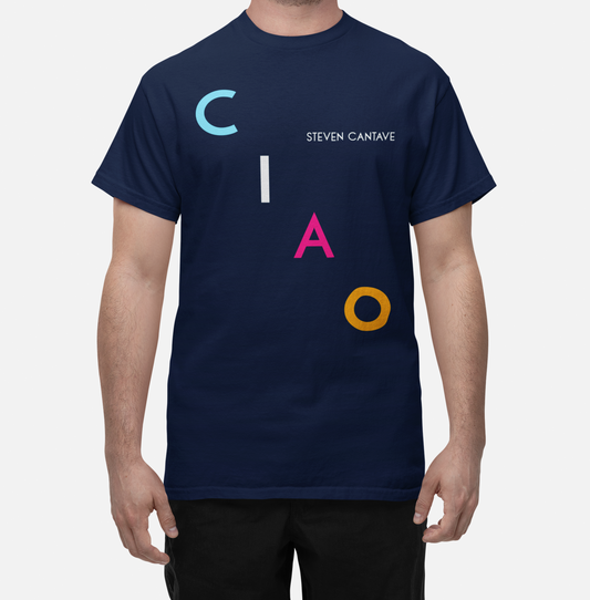 T-Shirt With CIAO In Diagonal