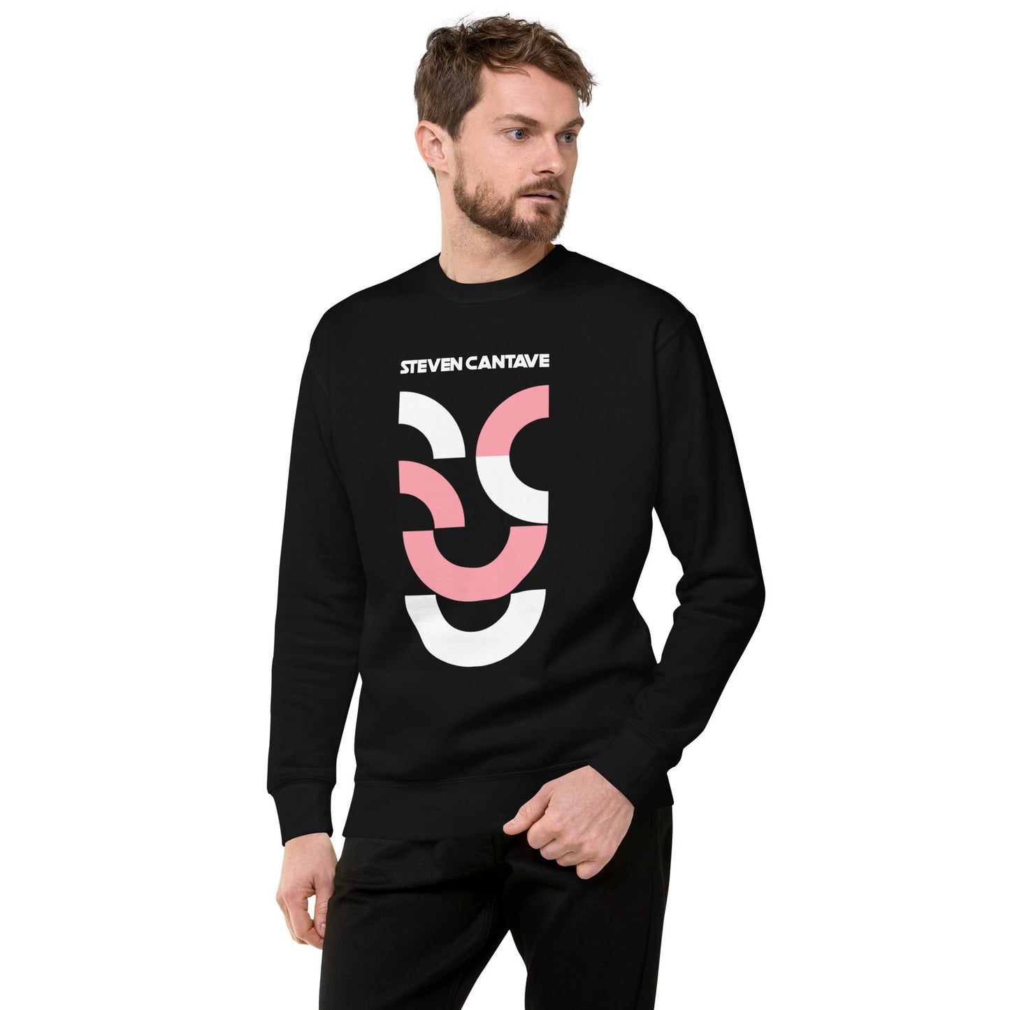 Crewneck With Abstract SC Initials