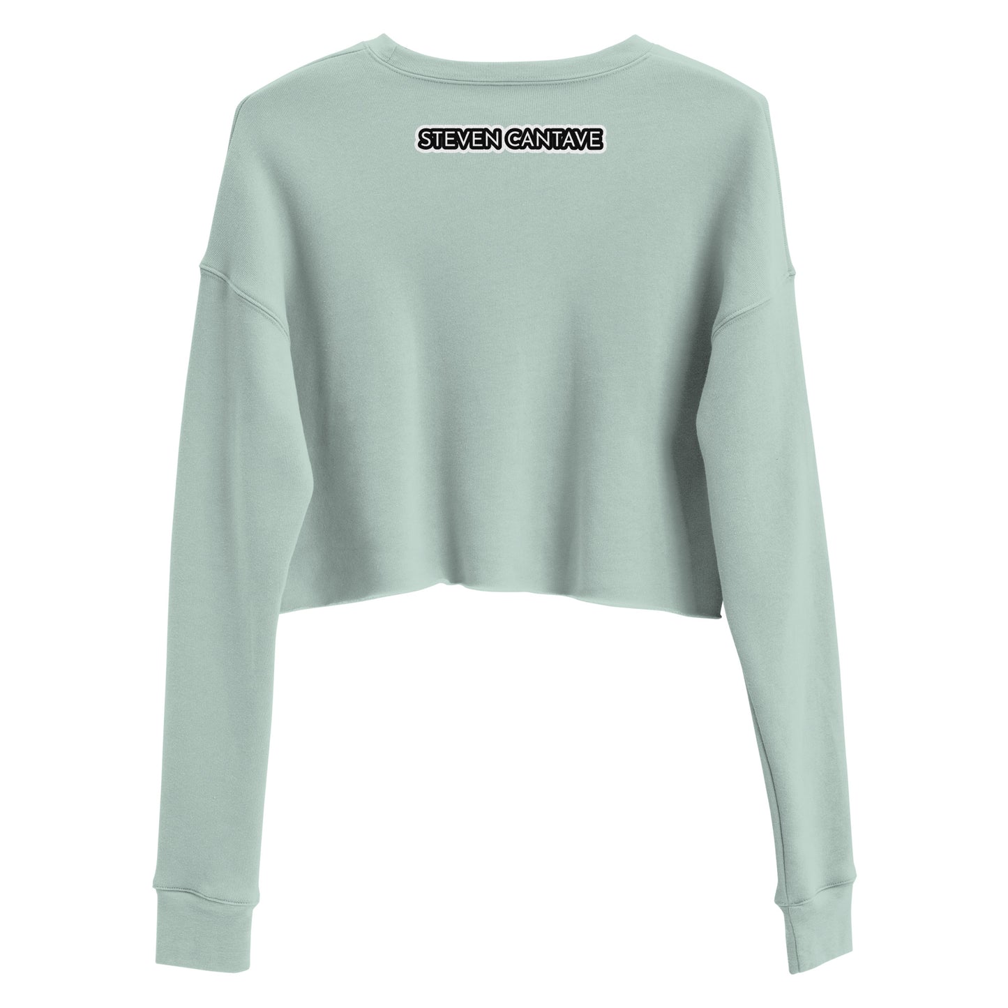 Dusty Blue Crop Sweatshirt