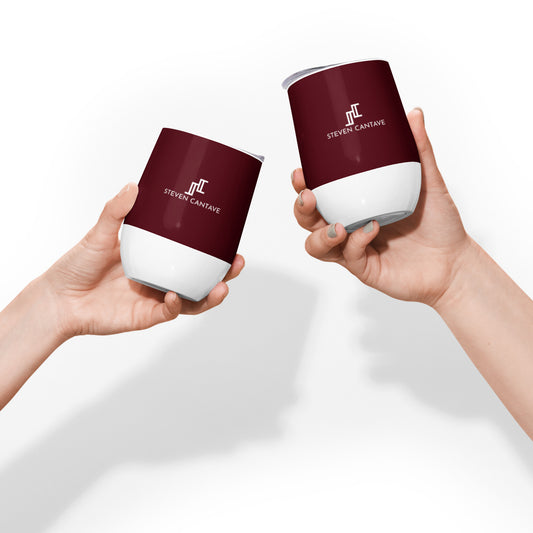 Burgundy Wine tumbler