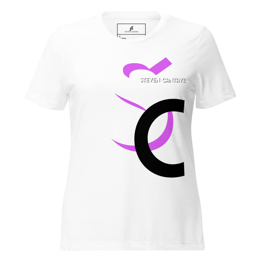 Women’s Relaxed T-Shirt With SC Initial Artwork